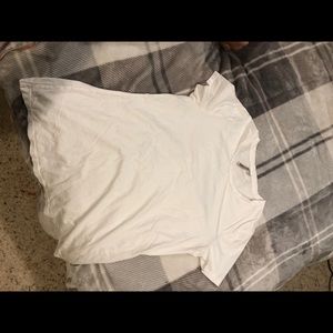 Plain white tee. Banana republic